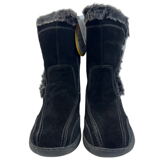 Spring Step Womens Achieve Black Suede Boots Size 39 Faux Fur SOLD OUT! - Picture 3 of 10